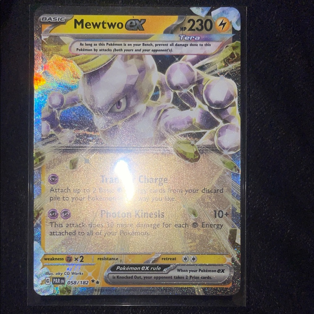 Mewtwo EX Pokémon Card